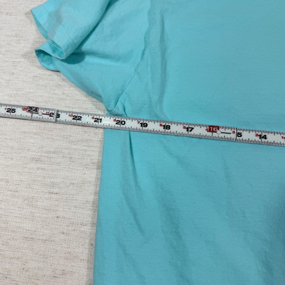 Rebels & Nomads T-Shirt Mens L Turquoise Excellent Tropical Graphic Cotton - Picture 5 of 5